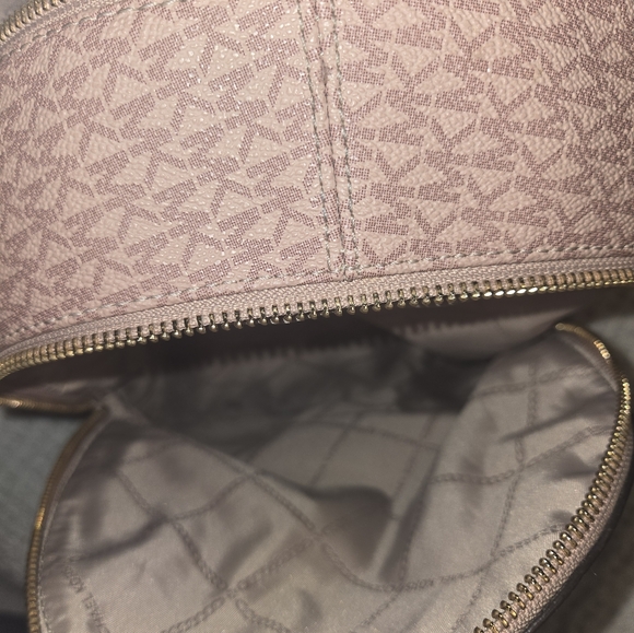 Michael Kors Rhea color block pink backpack purse - Picture 10 of 12